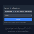 Private Link Shortener